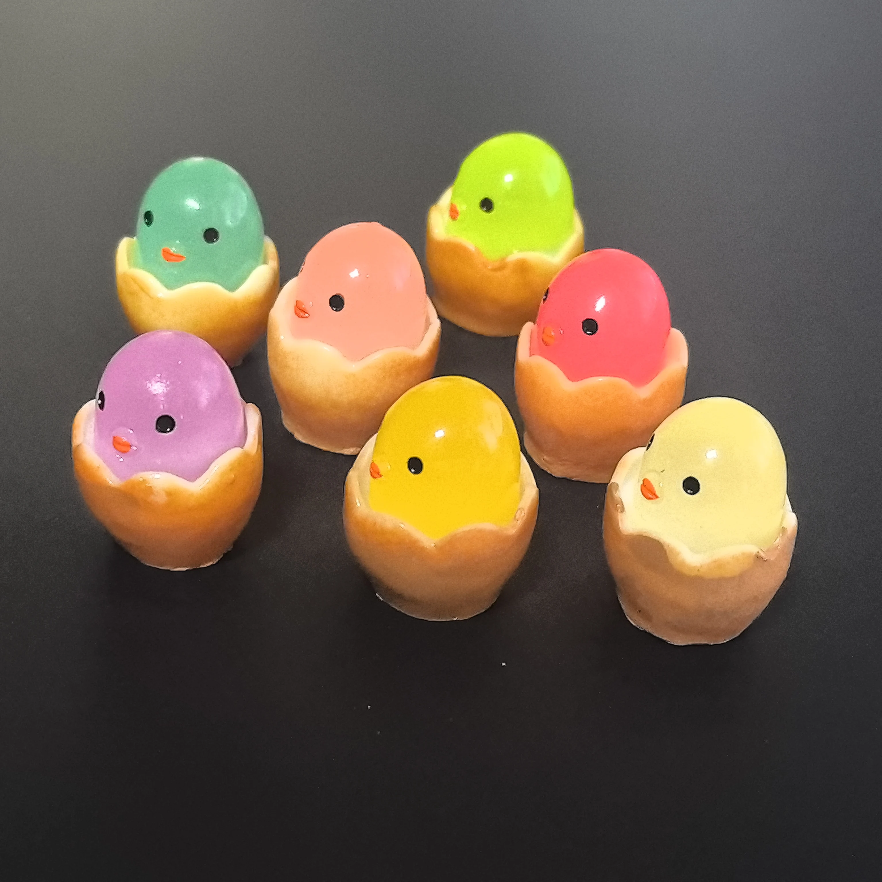 

KINGONEDOM Светящиеся Миниатюрные Цыплята из Смолы 7шт