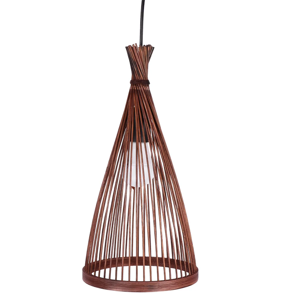 

Southeast Asian Rattan Pendant Lamp, Nordic Japanese Restaurant Bamboo Woven Lamp, Homestay Tea Room Retro LED Rattan Woven Lamp