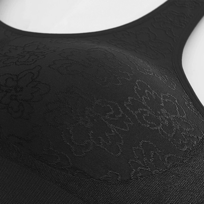 Wingslove Women's Full Coverage Seamless Bra Elastic Wirefree Padded Bralette Comfort Everyday Bra Plus Size Sport Underwear