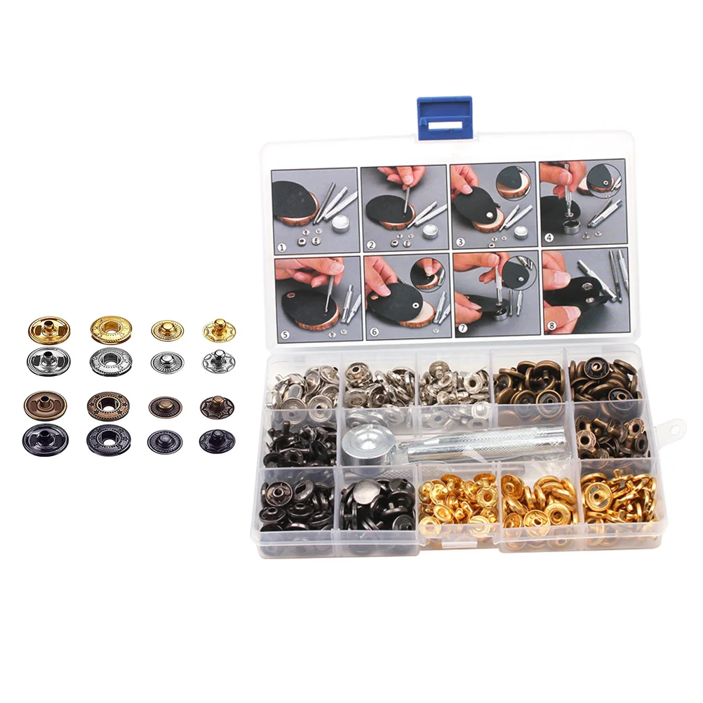 

1 set of DIY Buttons Fastener Snap Fastener Snap Button Decorative Coat Buttons