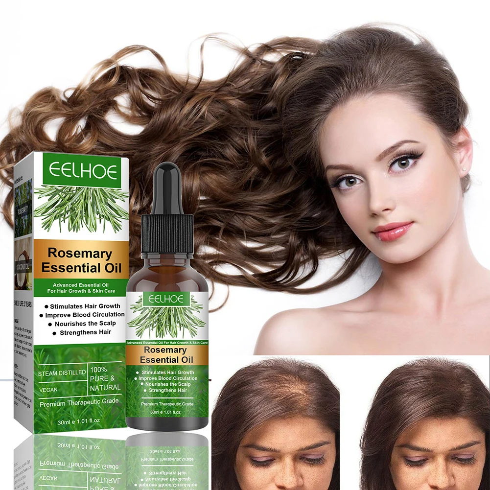 

Rosemary Hair Serum Anti Hair Loss Oil Control Hair Regrowth Essential Oil Scalp Repair Hair Moisturizing Serum Hair Care