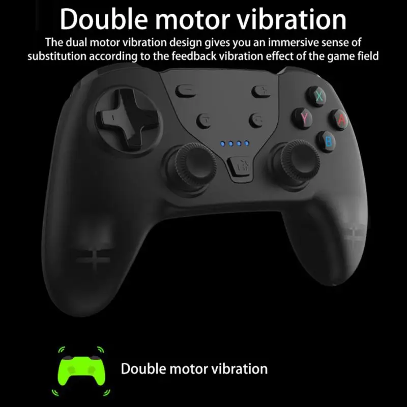 

Controller Game Controller Otor Vibration Function Six-axis Multifunctional Wireless Controller High Precision Gamepad 2023