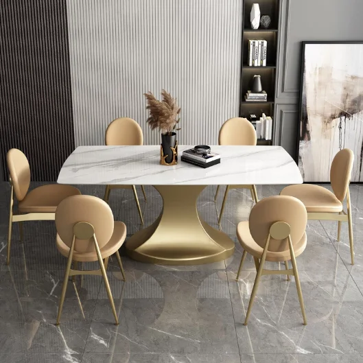 

Итальянская скала, блестясветильник Роскошная Бытовая маленькая прямоугольная Современная Фотосессия и сочетание стульев