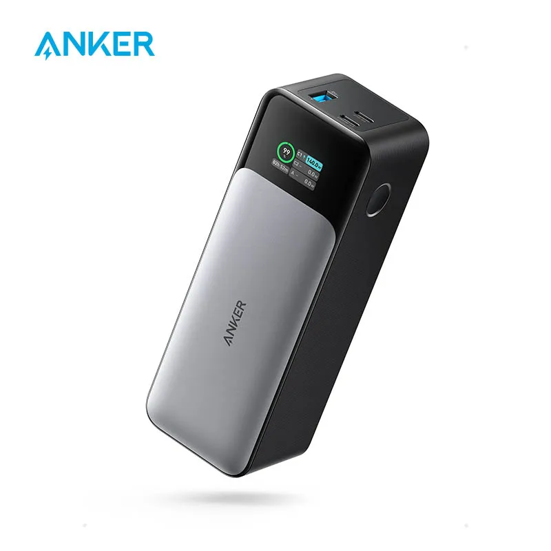 

Anker 737 Power Bank (PowerCore 24K), 24,000mAh 3-Port Portable Charger with 140W Output, Smart Digital Display, Compatible with