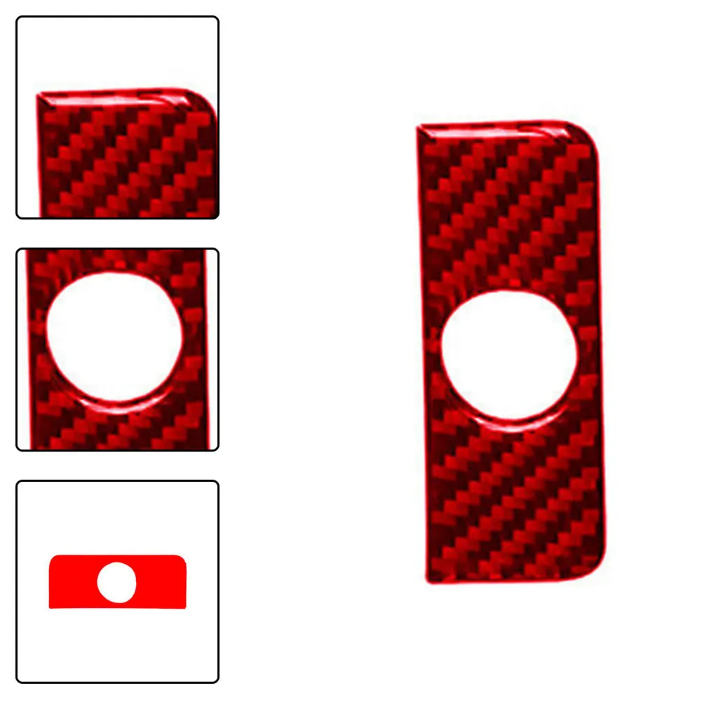 

High-quality Button Panel Cover Carbon Fiber 1PC Cover Fiber Panel Trim If It Is In Winter When Your Installation