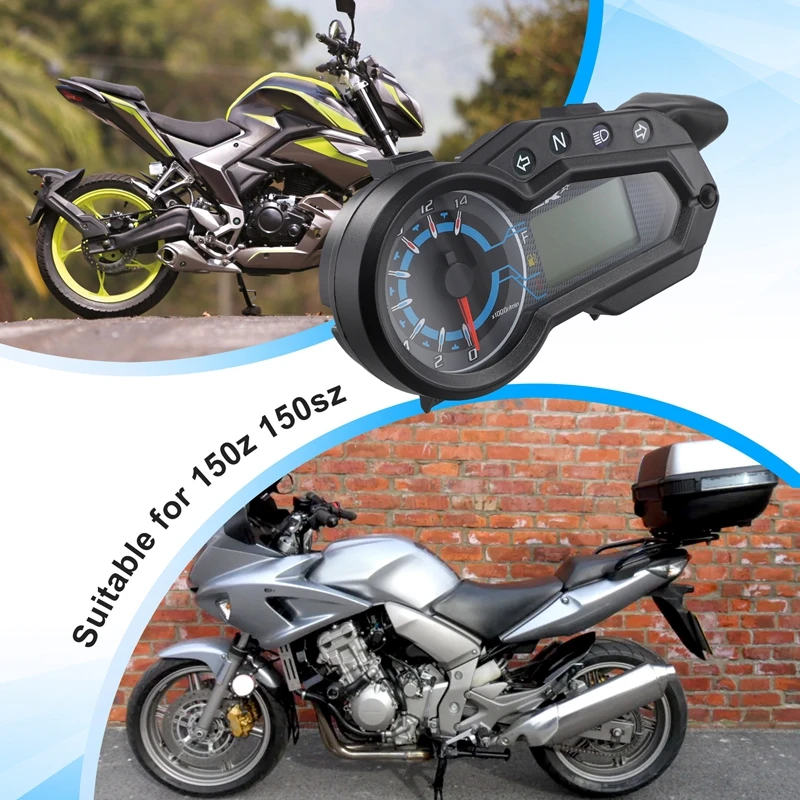 Новинка светодиодный цифровой мотоцикл спидометр Многофункциональный