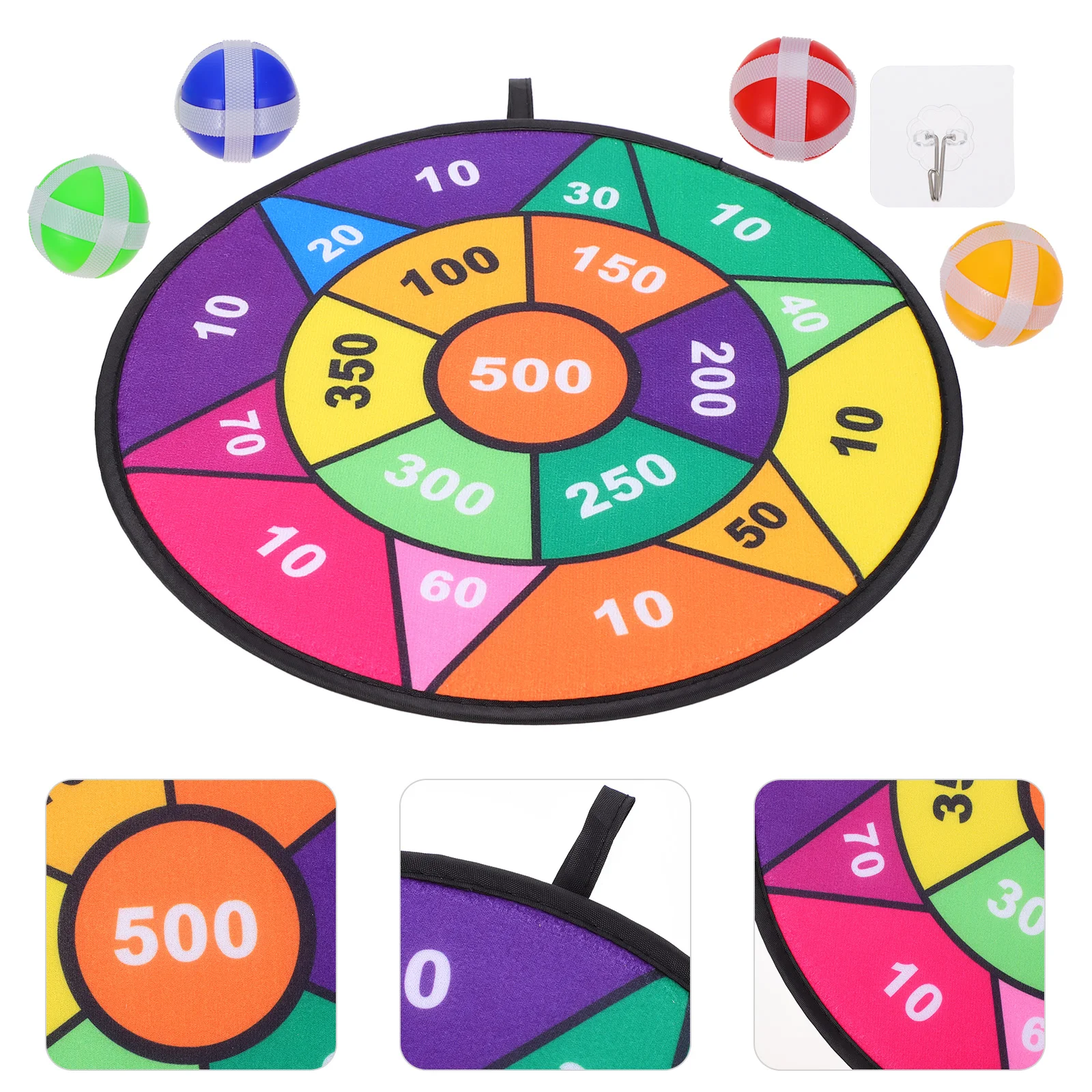 

1 Set Kids Dart Board with 4 Sticky Balls Indoor Outdoor Children Board Games