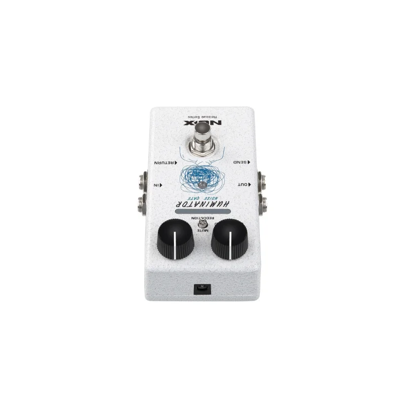 Фото Педаль NUX HUMINATOR 18V Analog Noise Gate - профессиональный шумоподавитель для гитары/баса с LED-контролем порога и разглошиения №4