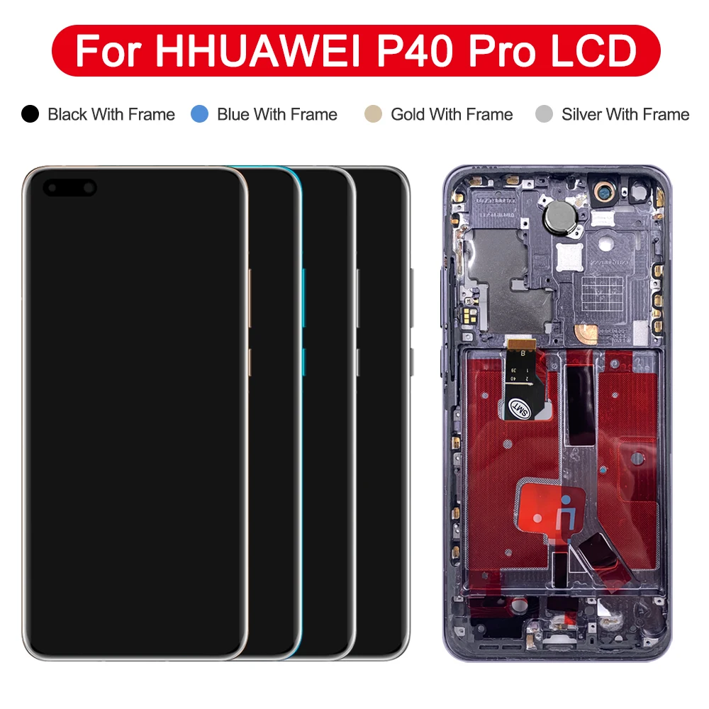 6 58 ''оригинальный экран для HUAWEI P40 Pro ЖК-дисплей сенсорный дигитайзер в сборе с