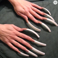 10pcs transparent natural extra long nail tips tapered square straight matte half cover false nails tips