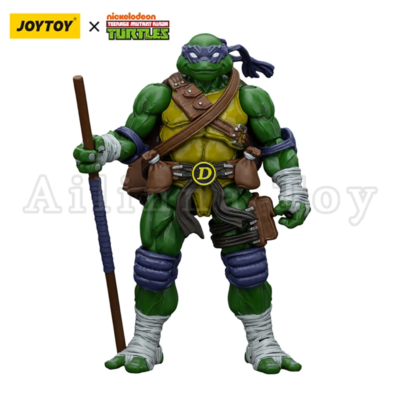 Фото [PRE-ORDER] JOYTOY 1/18 Фигурка Черепашки-Michelangelo Donatello Leonardo Raphael Перевыпускная версия Аниме-игрушка №2