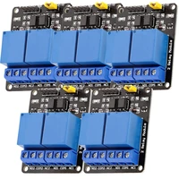 5pcs 2 relay module 5v with optocoupler low level trigger compatible with for arduino