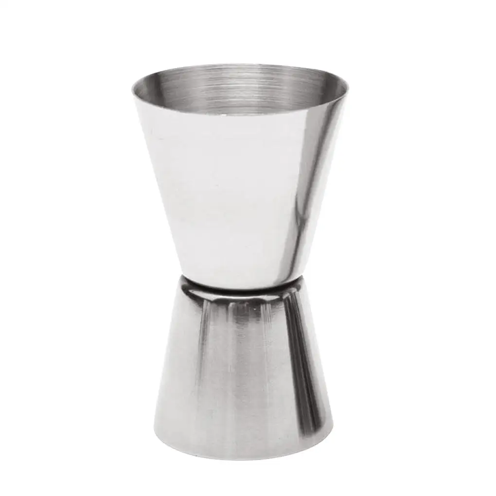 

Stainless Steel Dual/Single Shot Measure Cup Pub Jigger Cocktail Drink Measure Cup