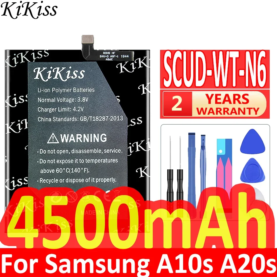 Аккумулятор KiKiss 4500 мАч для телефона SCUD-WT-N6 Samsung Galaxy A10S A10 S A20S SM-A2070 A207F/M A107F/DS/M SM-A107