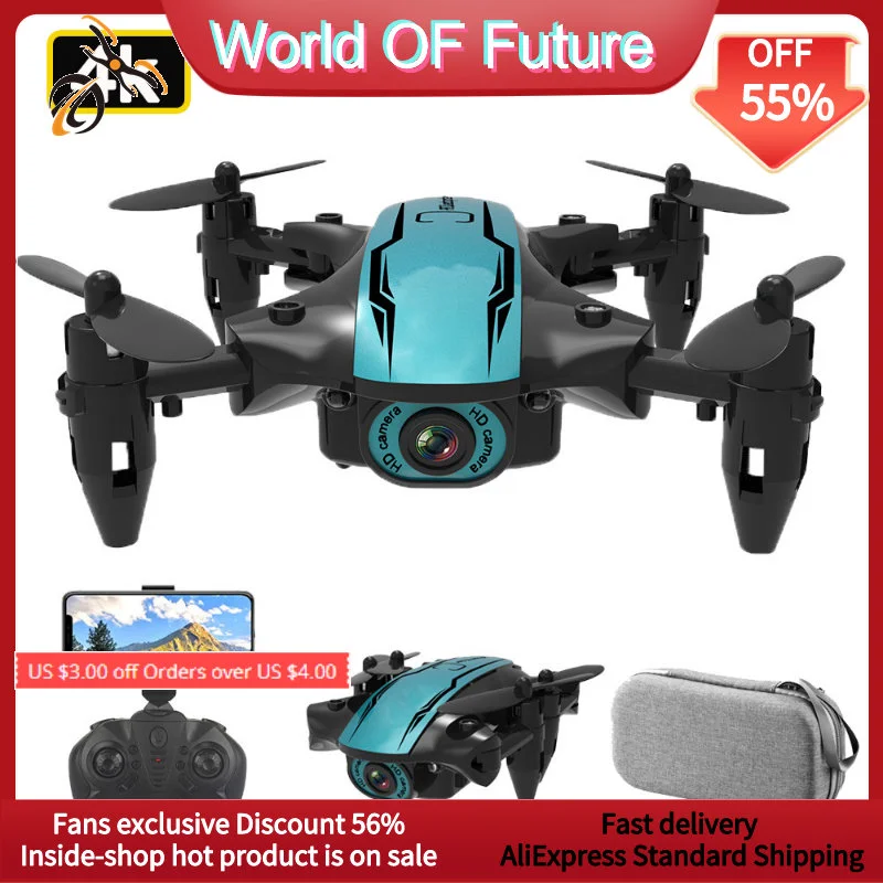 

Drone Camera Quadcopter CS02 WIFI FPV Drone with Wide Angle HD 4K 1080P Camera Height Hold RC Foldable Quadcopter Dron Gift Toy