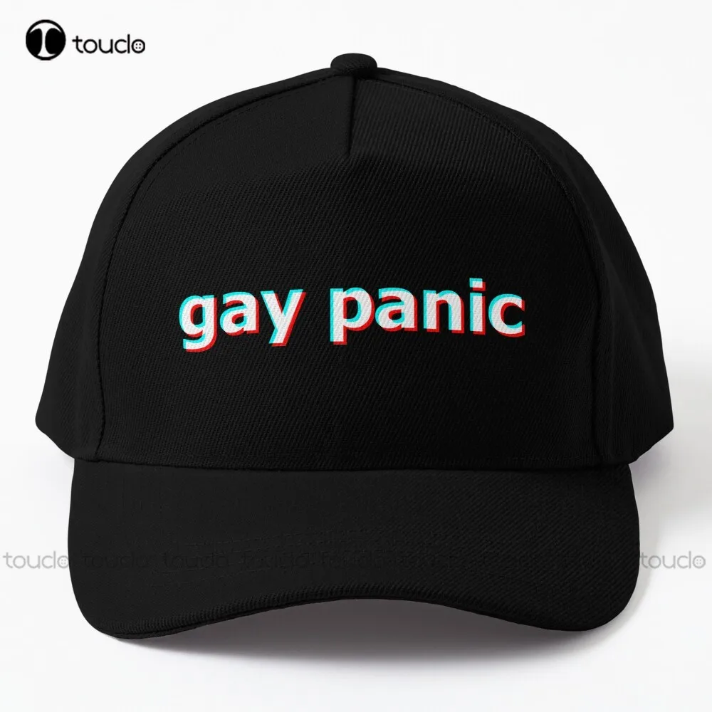 

gay panic - funny lgbt gay lesbian bisexual queer trans pride vikingelf Baseball Cap baseball cap for women casual summer Unisex