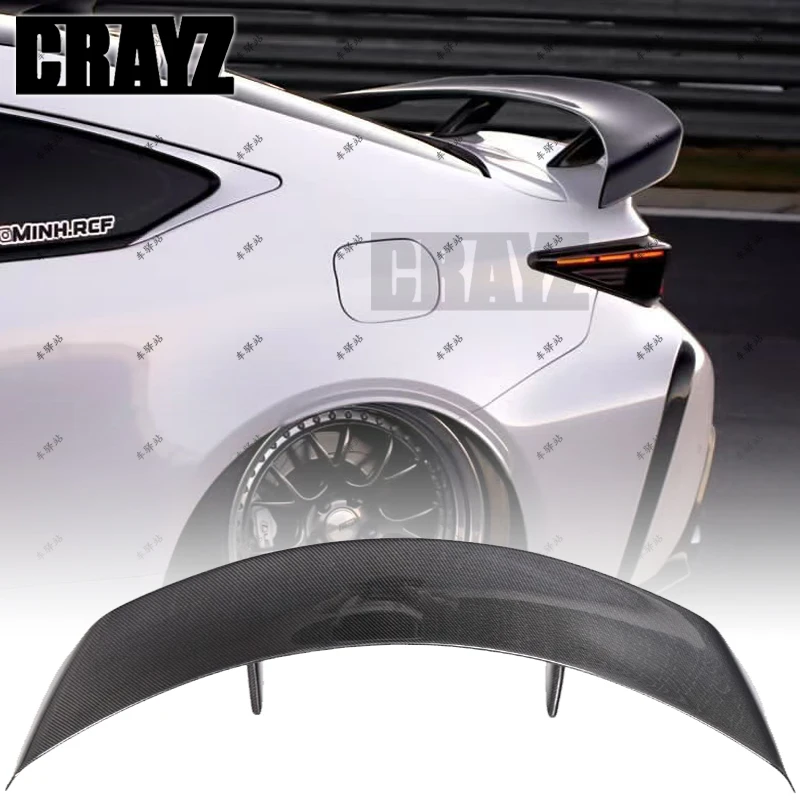 Задний спойлер багажника из углеродного волокна крылья для Lexus RC F RCF Coupe 2-дверный