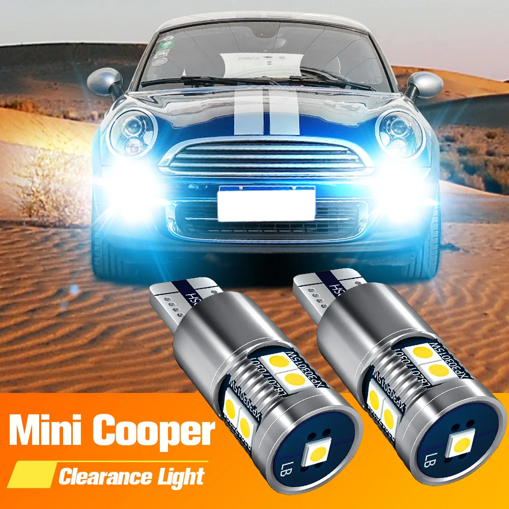 

2x LED Clearance Light Parking Bulb Lamp W5W T10 Canbus For Mini Cooper R50 R53 F55 F56 R56 F54 R55 F57 R52 R57 R60 R58 R61 R59