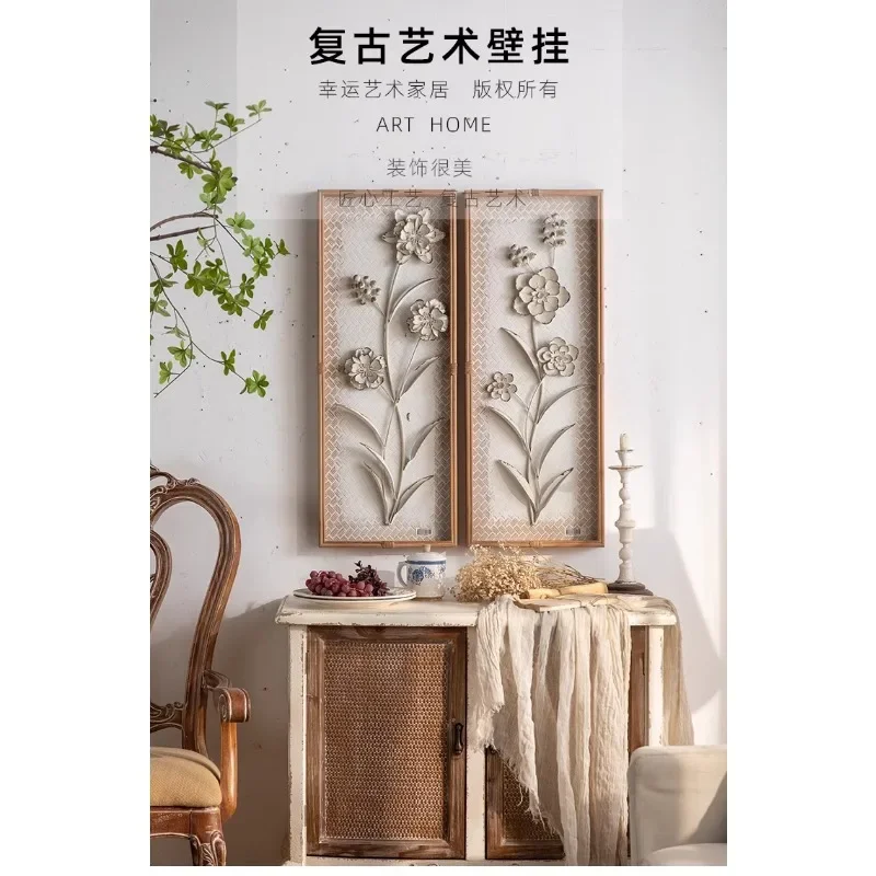 Домашняя гостиная Ретро комбинированное украшение для стен резное уродливое
