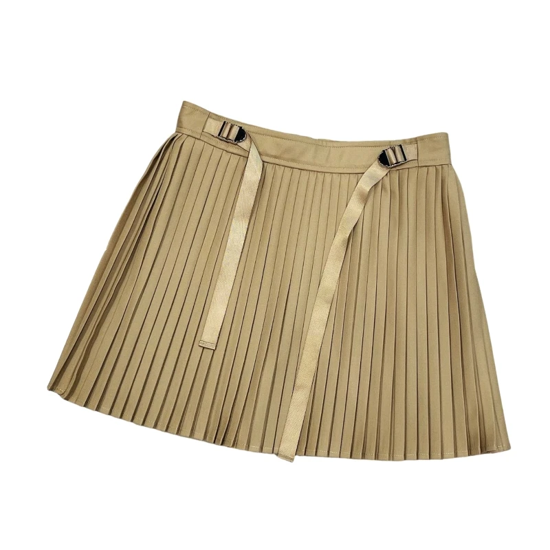 Новинка Высококачественная плиссированная юбка верхняя на ощупь Женская