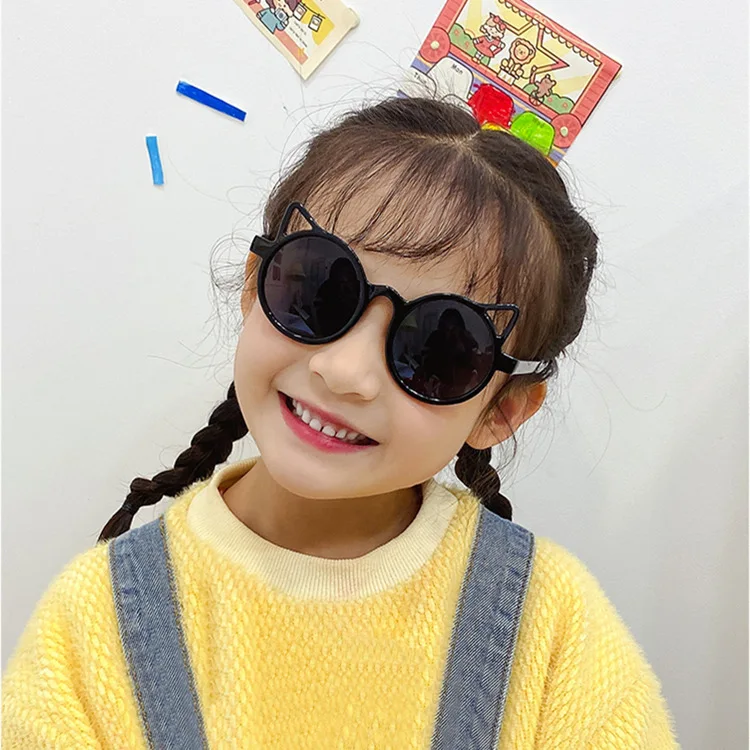 

Солнцезащитные очки с кошачьими ушками для девочек и мальчиков