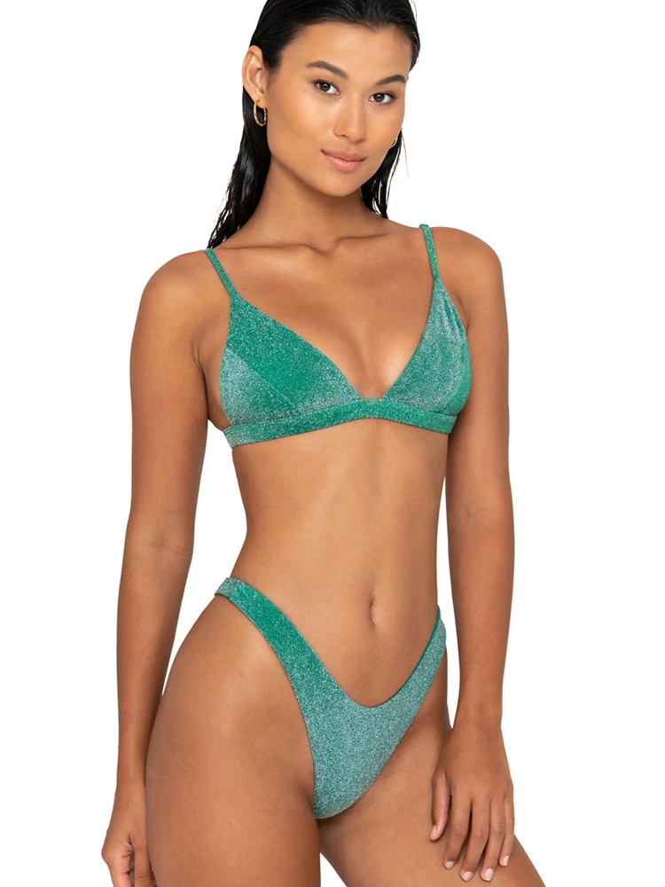 

COOBBU женский купальник 2022 бикини сексуальный женский купальник стринги Купальный костюм с высоким вырезом комплекты бикини пуш-ап блестяща...