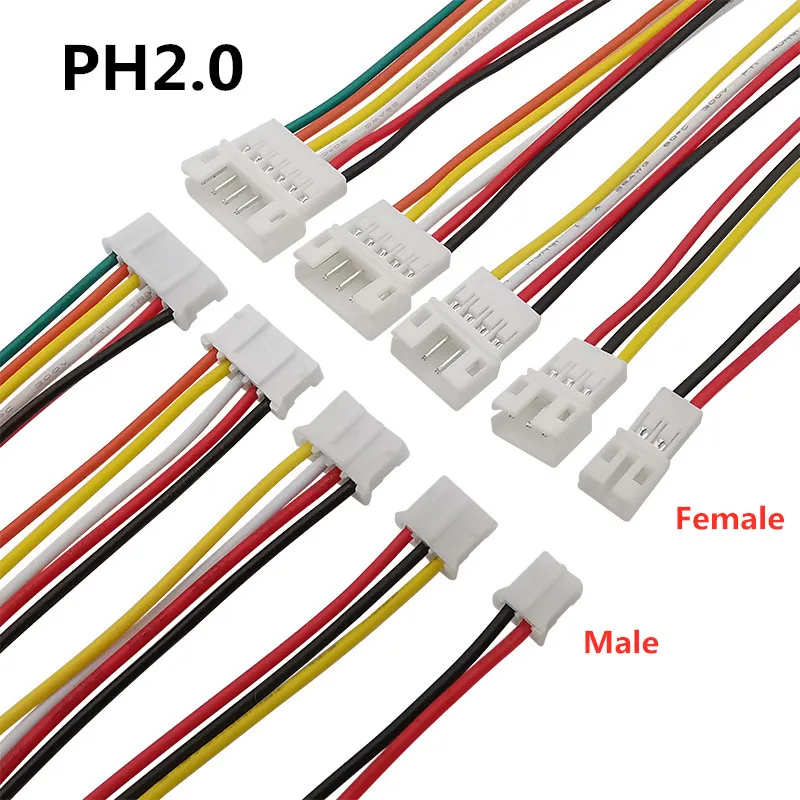 5 пар 2P 3 4pin jst1.25 мм PH 2 0 XH 54 SM2.5 JST штекер гнездо сделай сам фоторазъем кабеля |