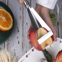304 stainless steel fruit carving knife triangular shape vegetable knife slicer fruit platter non slip carving blades kitchen