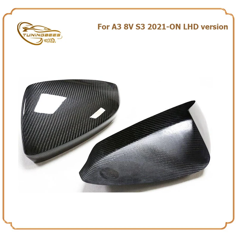 Стайлинг чехол для зеркала заднего вида из углеродного волокна Audi A3 8V S3 2021-версия