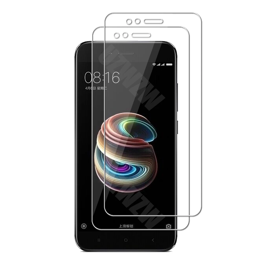 

2pcs For Xiaomi Mi A1 ( Mi 5X ) Premium 9H 2.5D 0.26mm Protective Tempered Glass Screen Protectors HD Clear