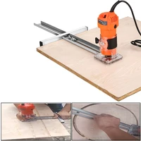 for trimmer machine edge guide positioning cutting board tool hole opener woodworking router circle milling groove tool