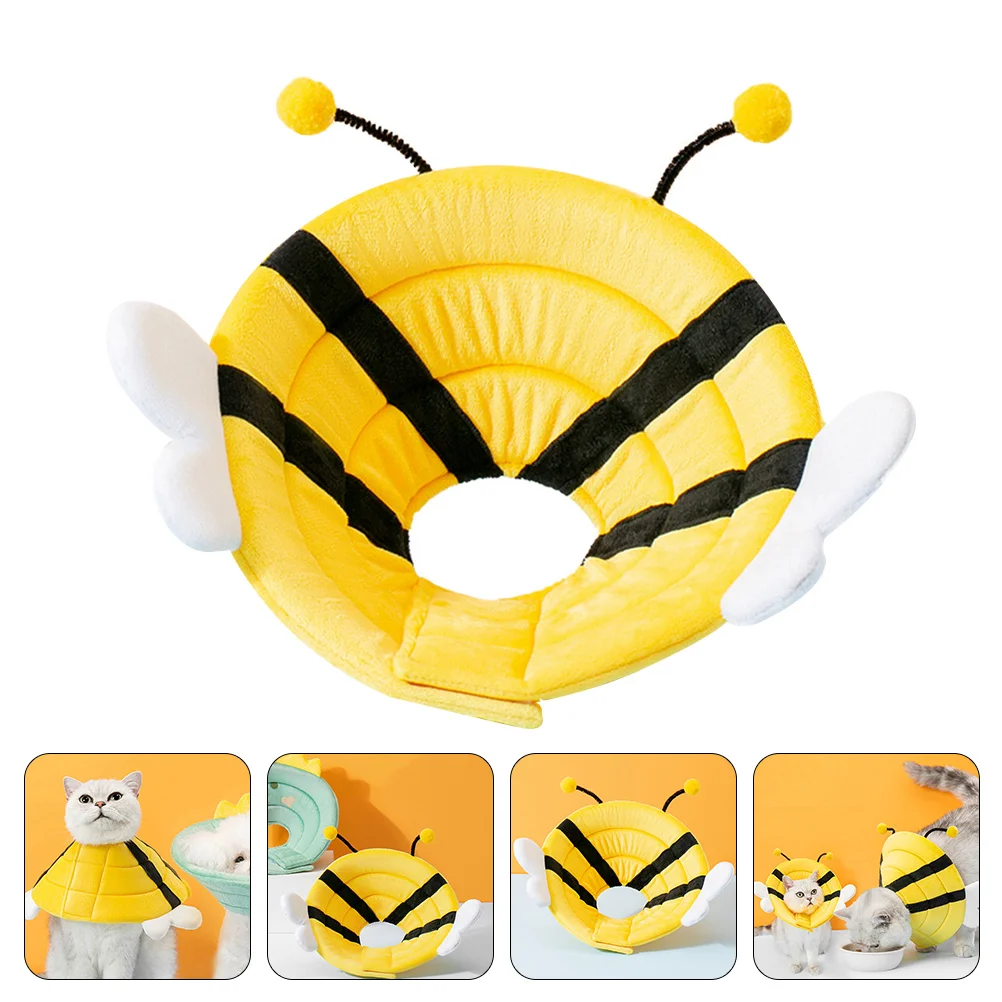 

Electronic Pets Collar Breathable Cone Protective Equipment Adjustable Supplies Anti-lick Round Cat