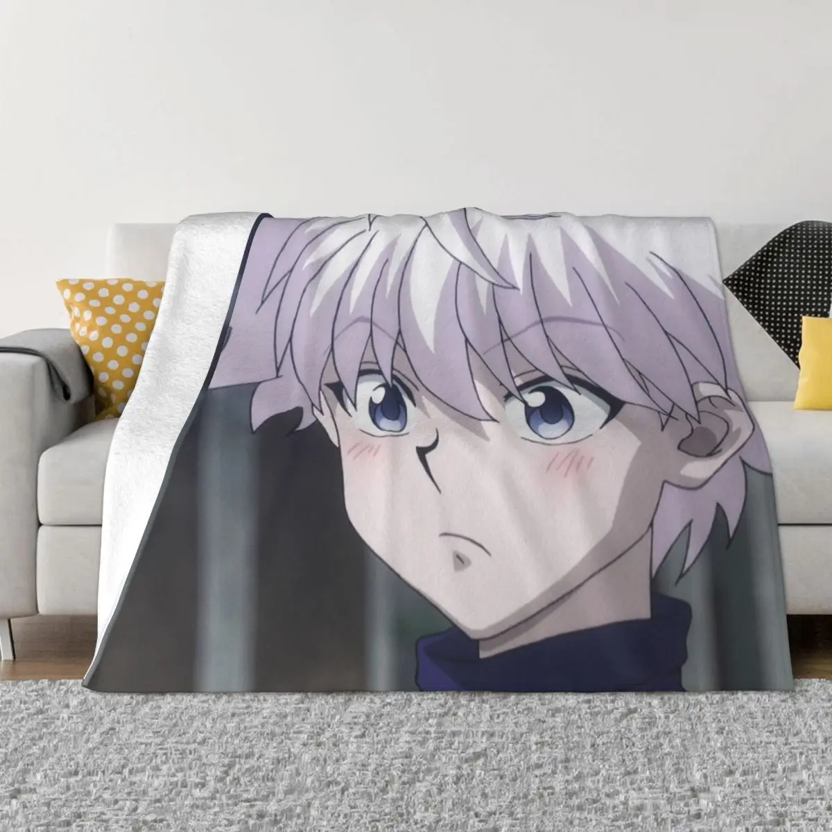 

Killua Hunter X Hunter вязаные мягкие покрывала для постельного белья