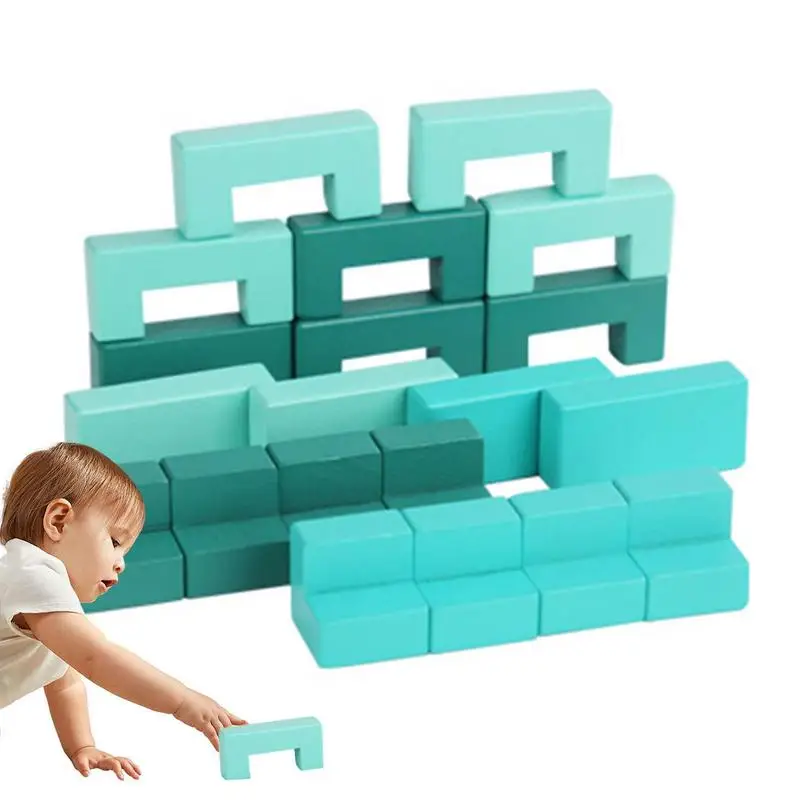 

Building Blocks For Kids Colored Wood Blocks Educational Developmental Toys Gift Montessori Learning Blocks Birthday Gift