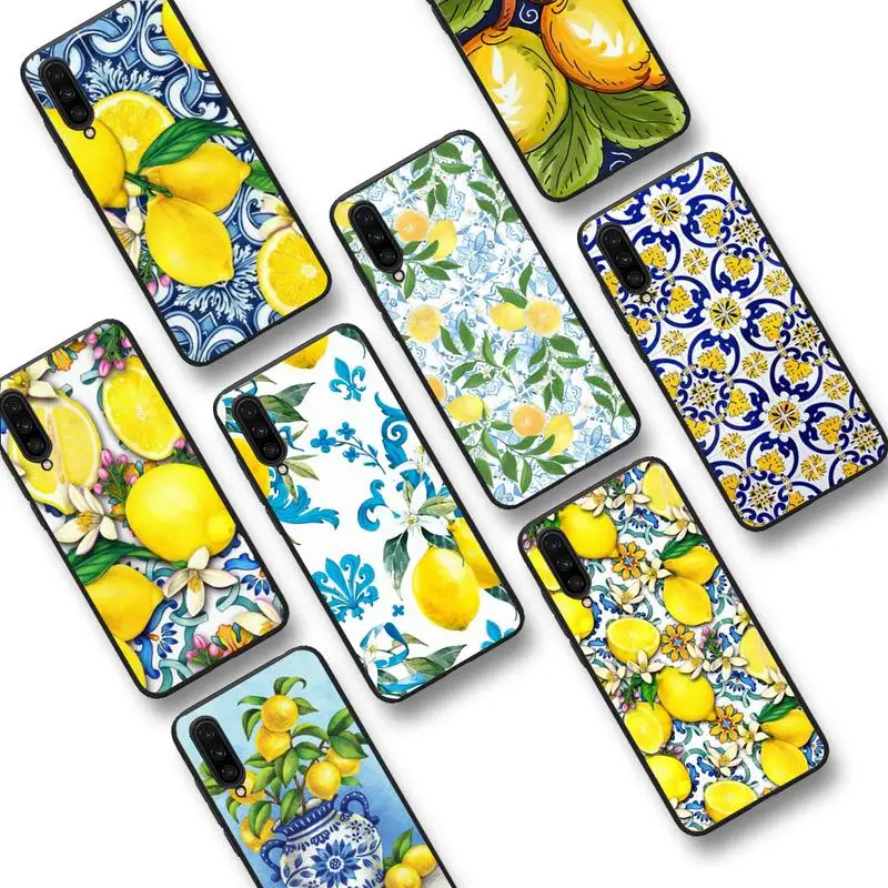 

RuiCaiCa Mediterranean Lemon Phone Case For Xiaomi mi 9 mi8 F1 9SE 10lite note 10lite Mi 8lite Coque for xiaomi mi 5x