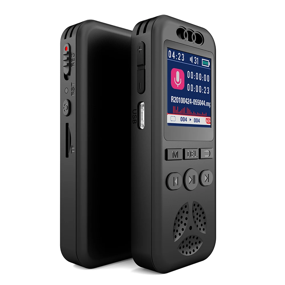 Цифровой диктофон 32 ГБ/16 ГБ/8 ГБ с воспроизведением голосовой активацией