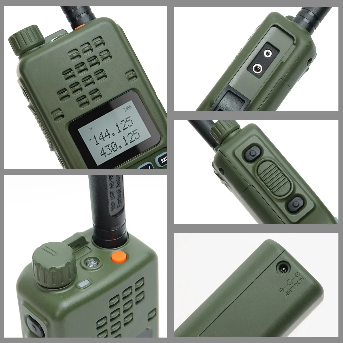 Фото Рация AR-152 15 Вт, мощная, 50 км, VHF/UHF, тактическая, для охоты и кросс-кантри, аналог AN/PRC-152 №1
