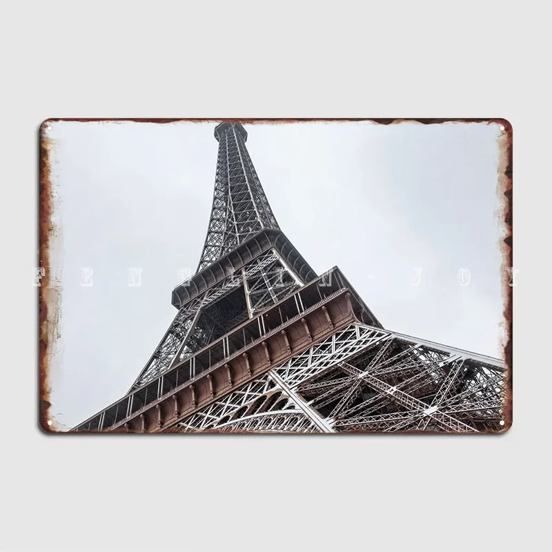 

Эйфелева башня зимой, металлический знак, Настенный декор, дизайнерские настенные светящиеся плакаты