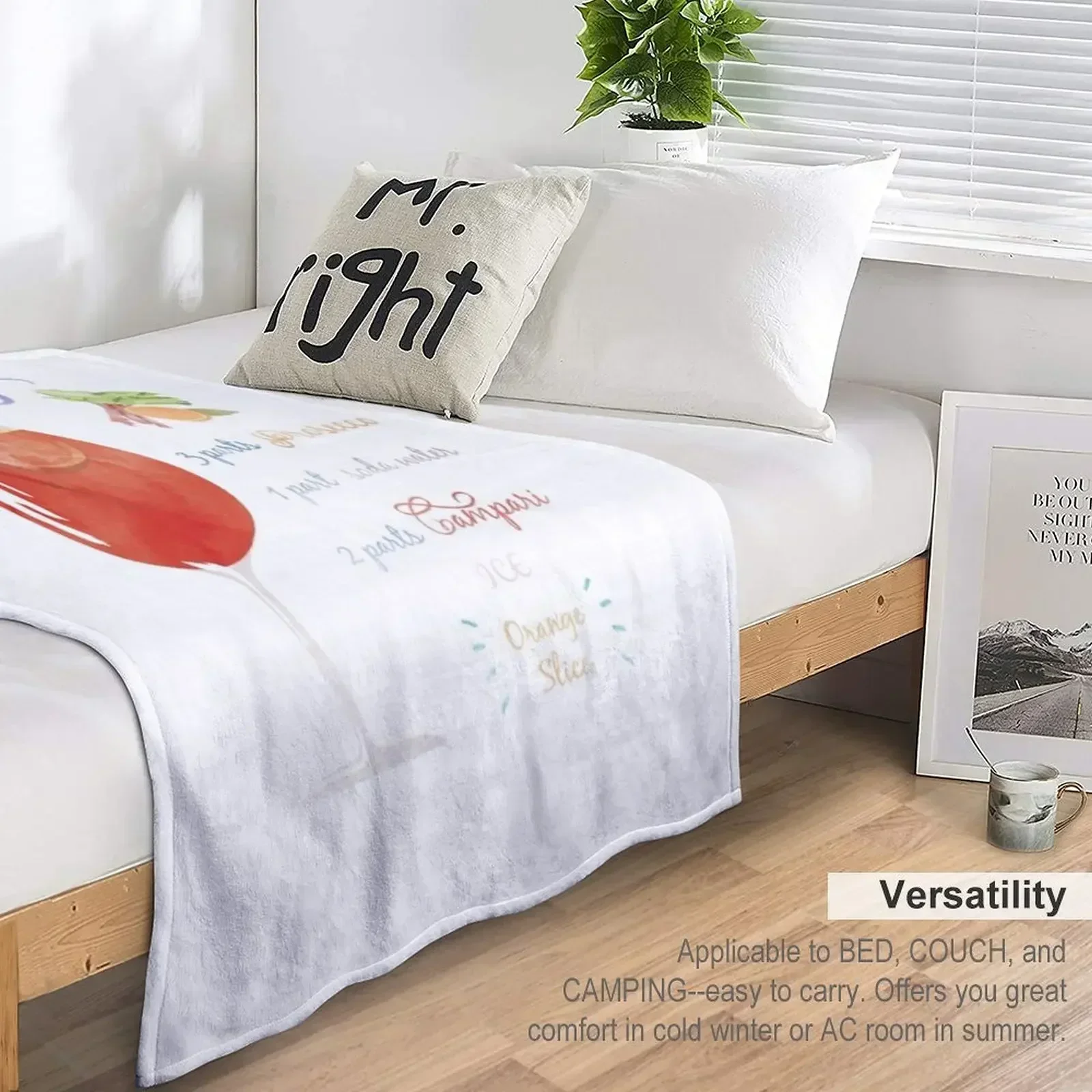 Акварельное одеяло Campari Spritz утяжеленная кровать плед очень большое