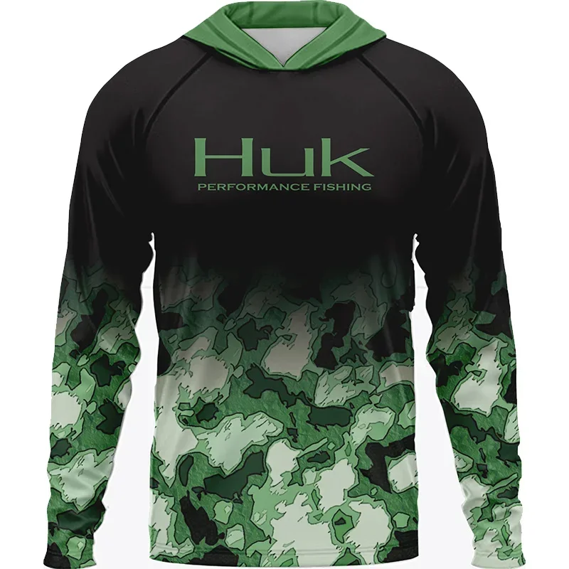 Мужская футболка с длинным рукавом капюшоном UPF 50