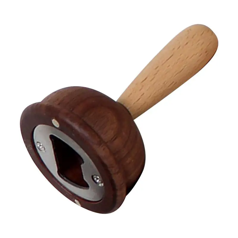 

Открывалка для бутылок вина, симпатичная ручная деревянная открывалка для пива, вина, холодильника, магнит для кухни, бара