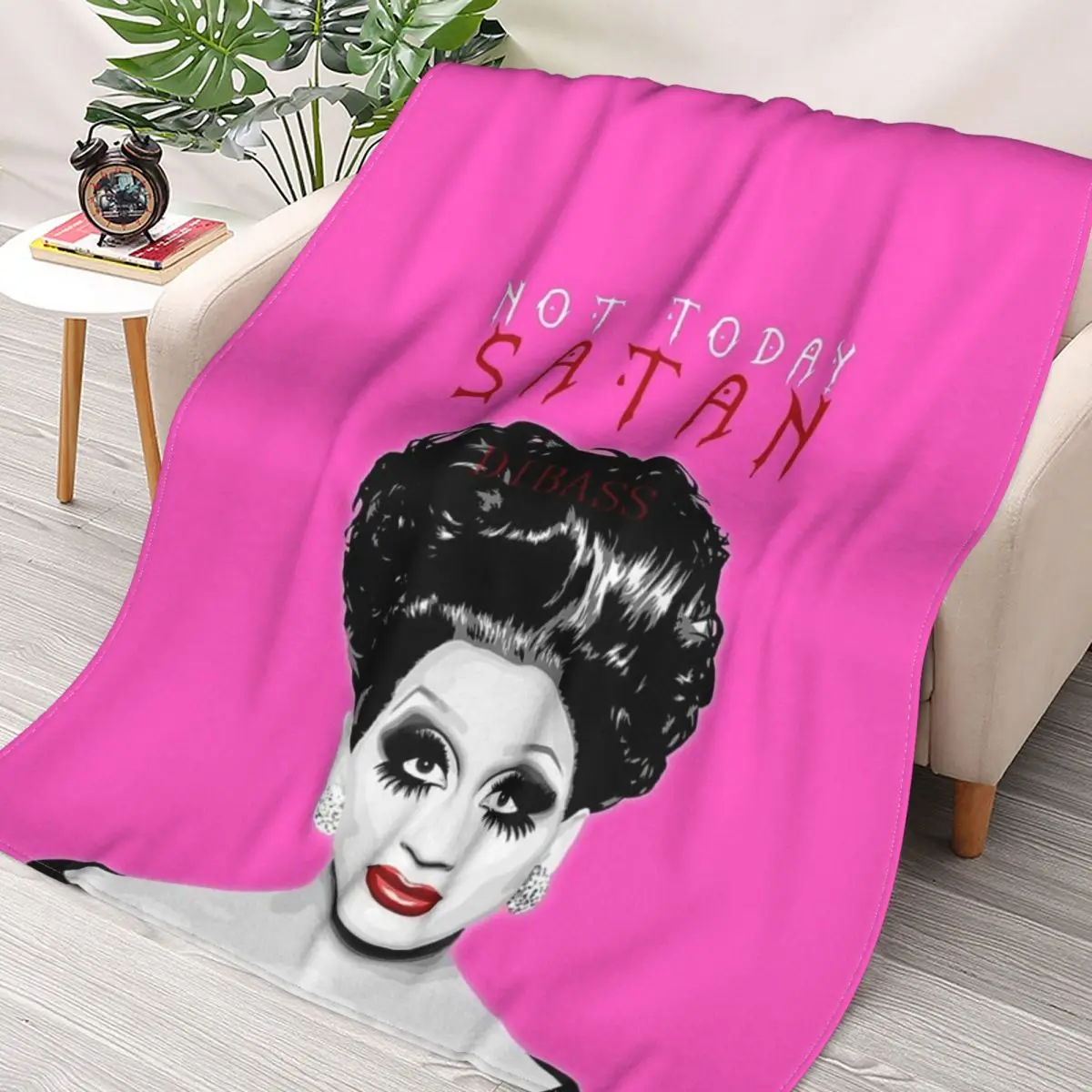 

Фланелевое покрывало Bianca Del Rio Not Today сатана с 3D принтом