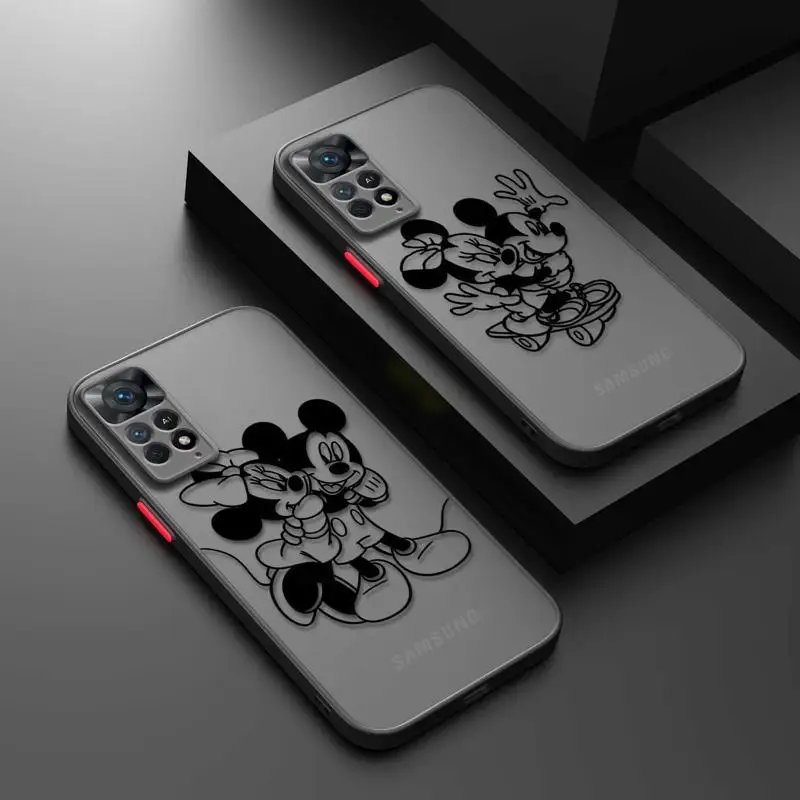 Dear Mickey Minnie Phone Case For Redmi Note 12 11 11T 11S 10 9 8 7 8T 9S 9T Pro Plus 9C 9A 10C 10S 12C K40 Matte Capa