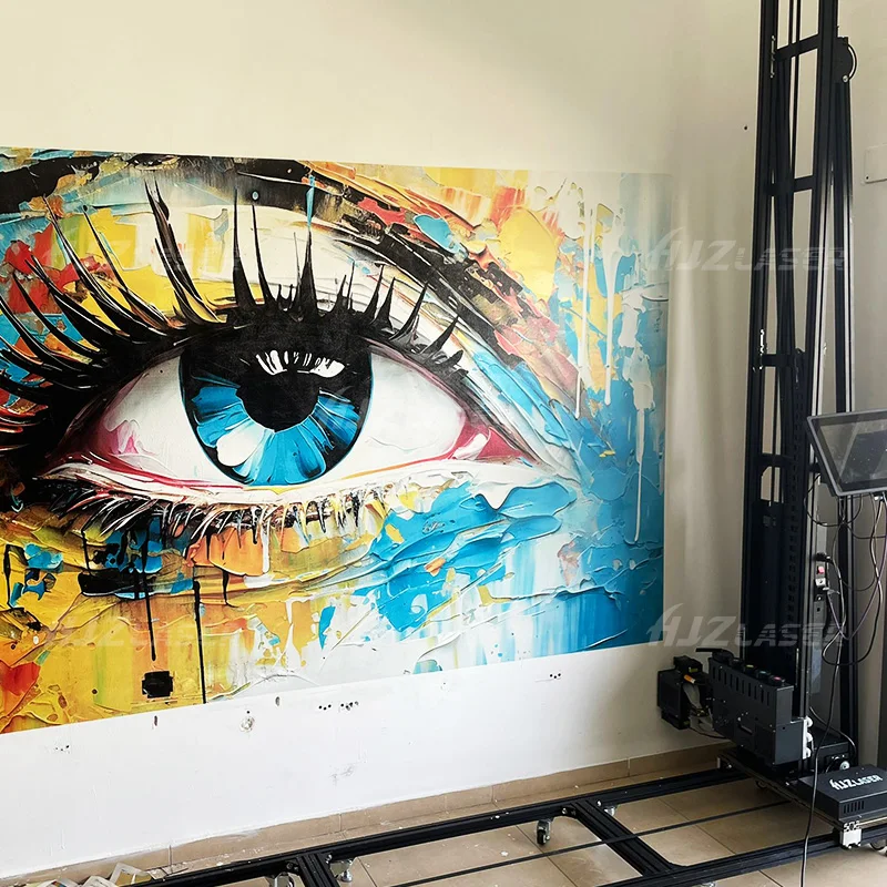 3d эффект Вертикальное стекло Дерево Керамика Металлы Художественная фреска