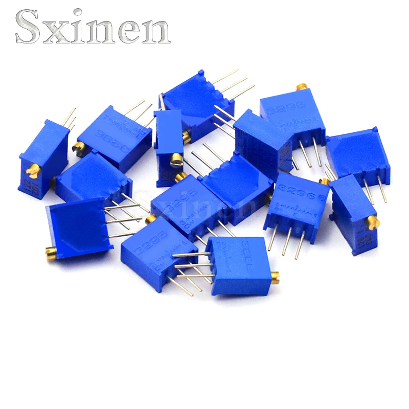 

5PCS 3296W 10R 20R 50R 100R 200R 500R 1K 2K 3K 5K 10K 20K 25K 30K 50K 100K 200K 500K 1M 2M Trimpot Trimmer Potentiometer