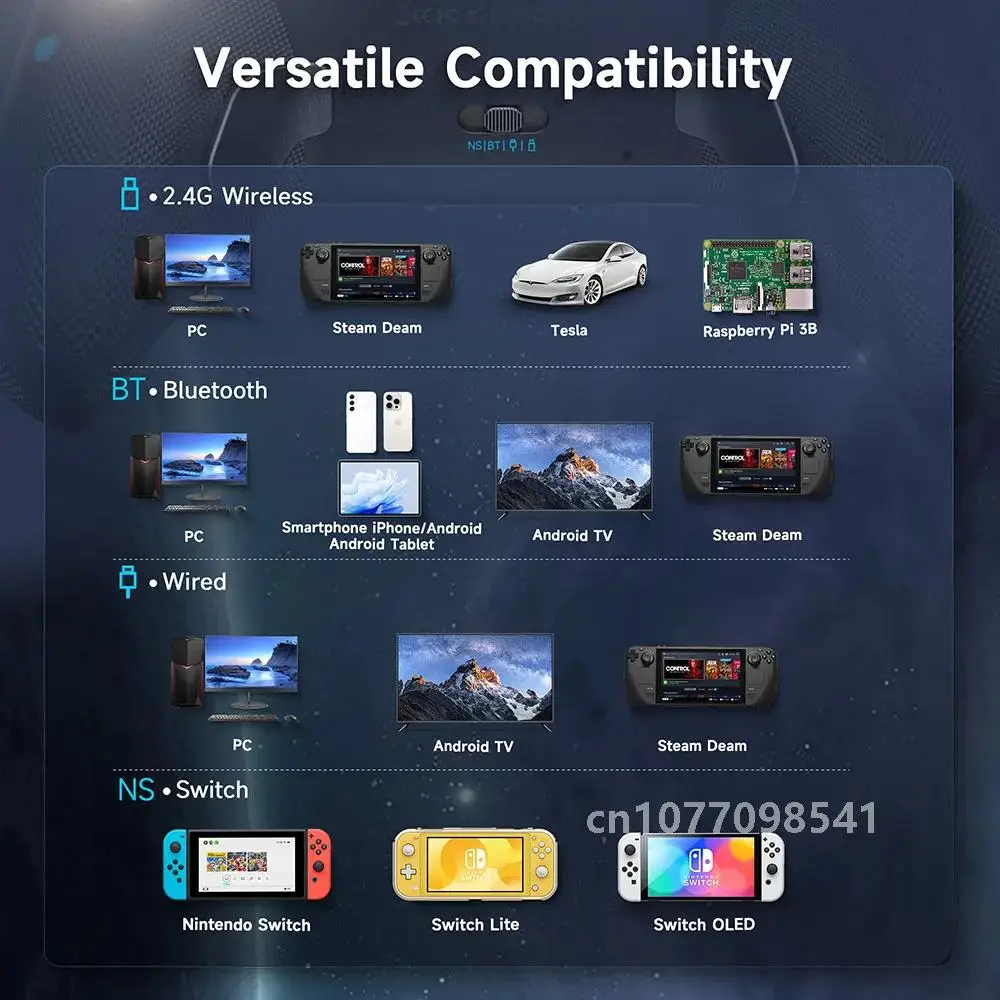 Беспроводной игровой контроллер EasySMX X10 механический геймпад для ПК коммутатора