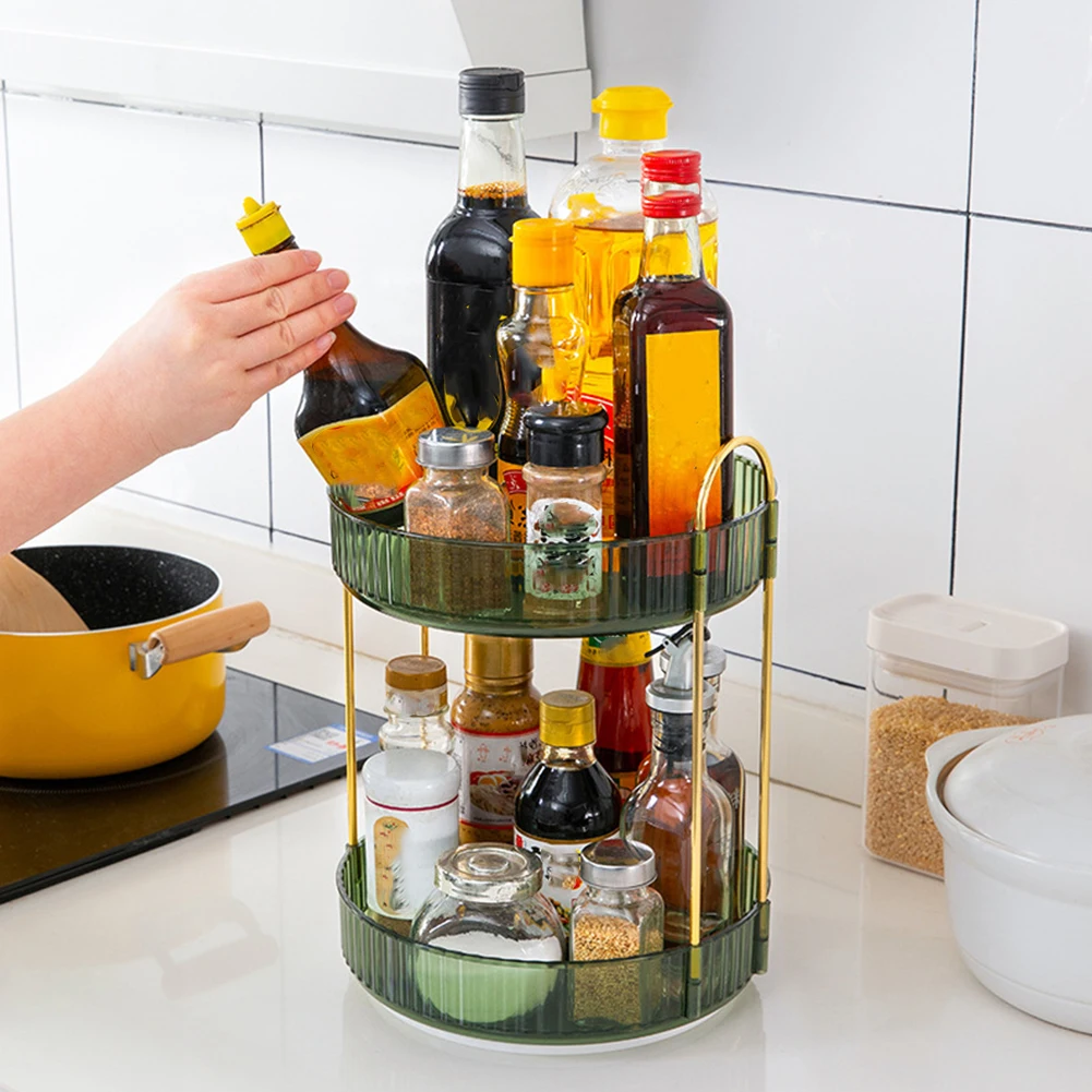 Вращающийся на 360 градусов органайзер для макияжа легкий роскошный держатель