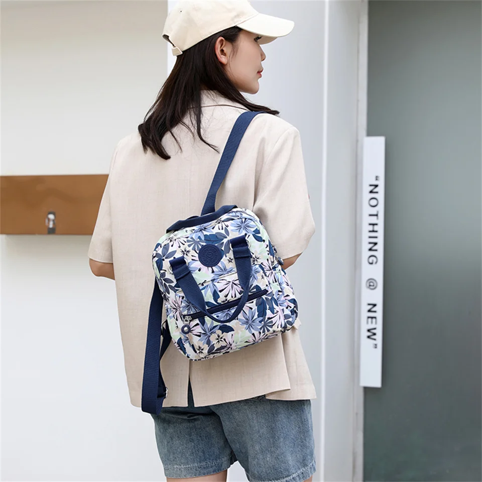 Новый Модный женский рюкзак с защитой от кражи прочная тканевая нейлоновая