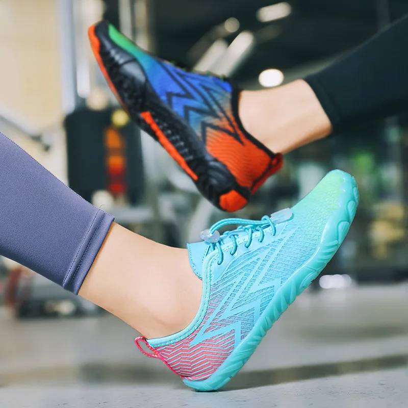 

Women Quick Drying Aqua Shoes Couples Running Fitness Yoga Dance breathable Sneakers Man Anti-scratch Wear Resistant Sandals2023