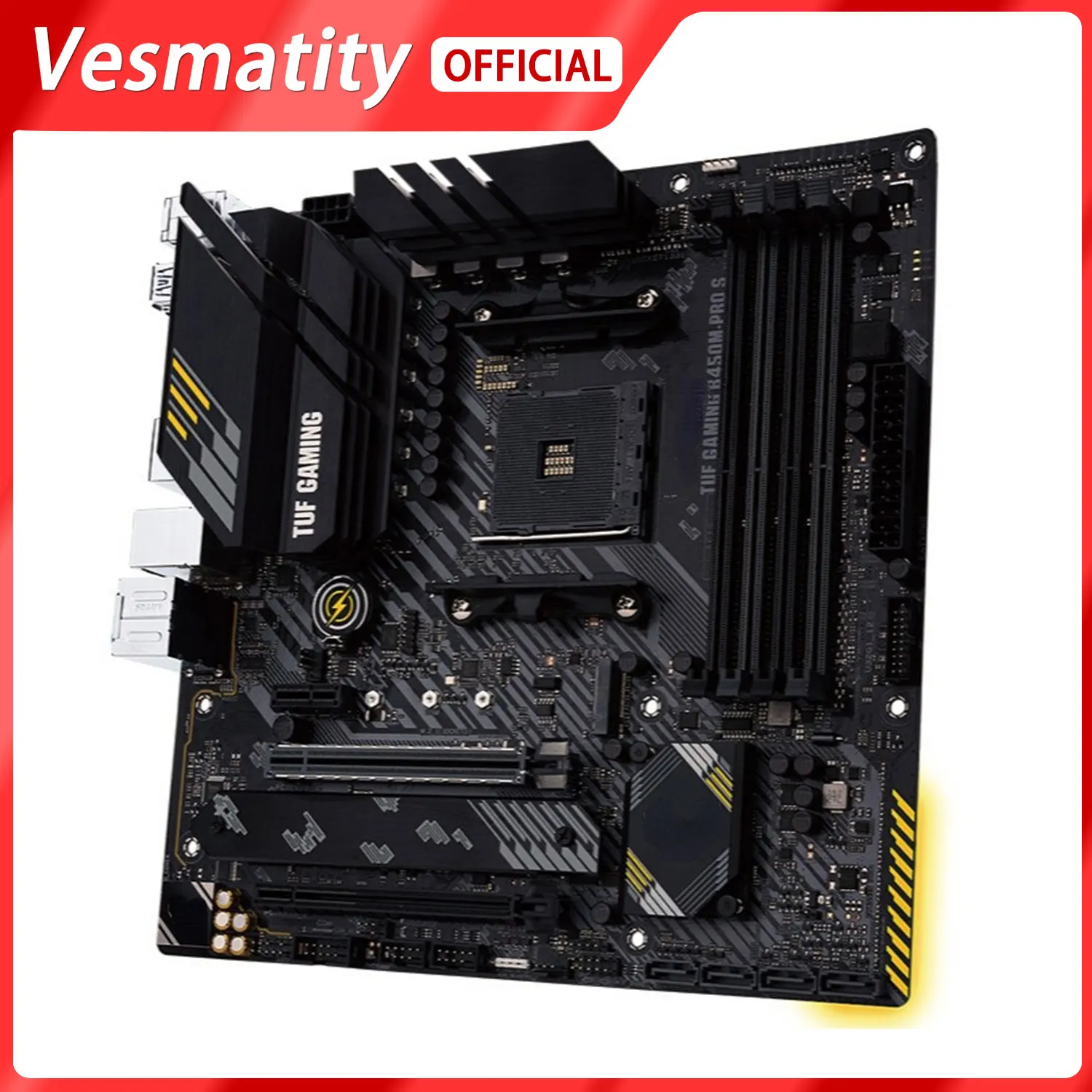

B450M-PRO S Motherboard DDR4 SSD M.2 AMD Ryzen Desktop B450 AM4